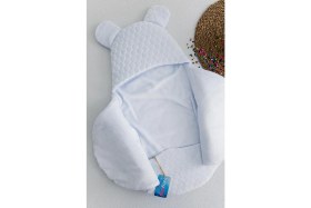 Resim Babymod Kabartmalı Velboa Erkek Bebek Kundak 