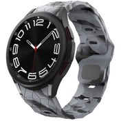 Resim Talazan Galaxy Uyumlu Watch 5 40mm Krd-116 20mm Futbol Desenli Spor Tasarımlı Silikon Kordo 