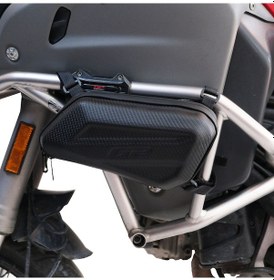 Resim Gp Kompozit Ync001 Universal Eva Karbon Görünümlü Motosiklet Yan Çanta Seti Diğer 