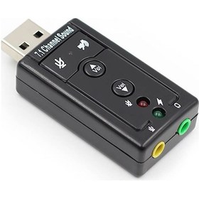 Resim Wozlo 7.1 Virtual 3D USB Ses Kartı 