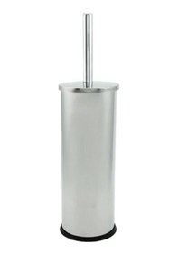 Resim Metal Wc Fırçası, Krom Tuvalet Temizleme Fırçası, Paslanmaz Çelik Saplı, Dayanıklı Ve Hijyenik Banyo Aksesuarı Siyah 