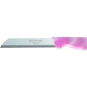 Resim Solingen 6'lı Bıçak Seti Ebruli Desen Pembe 