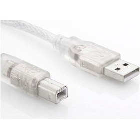 Resim S-Link 1.5M Yazici Kablosu Sl-U2015 Usb 2.0 Şeffaf Kablo 