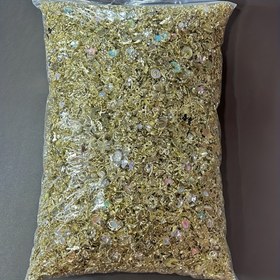 Resim 100 adet Altın Tırnak Sanatı Şans Seti - 3D Alaşımlı Kalpler, Çiçekler, Kurdeleler, Yıldızlar ve Ay Tasarımları İle İnciler ve Taşlar - Kadınlar ve Kızlar İçin DIY Manikürler ve Tırnak Süslemeleri İçin Mükemmel, Tırnak Sanatı Süslemeleri 