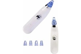 Resim Siyah Nokta Temizleme Cihazı 4 Başlıklı Vakumlu Pilli Ölü Deri Arındırma 