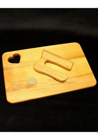 Resim Çocuk Için Ahşap Kesme Tahtası Ve Ahşap Bıçak Ahşap 