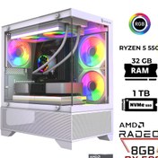 Resim GAMELİNE Pro x12 Ryzen 5 5500 32GB RAM 1TB M.2 Nvme RX580 8GB Oyuncu Masaüstü Bilgisayar 