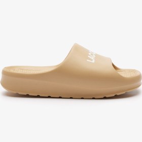 Resim Lacoste Serve Slide 2.0 Kadın Bej Terlik 