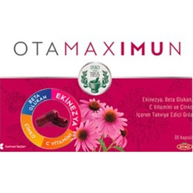 Resim Otacı Otamaximun Beta Glukan Çinko C Vitamini 30 Kapsül 