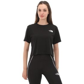 Resim The North Face W Sımple Dome Cropped Slım Tee Kadın T-Shirt Siyah 