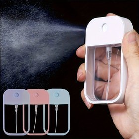 Resim 1 adet 45 ml Taşınabilir Yeniden Doldurulabilir Sprey Şişesi - Mini Seyahat Boyutu, İnce Sis, Boş Plastik Basın Şişesi, Alt Şişe, Yüksek Kaliteli Tasarım, Pembe/Pembe Mavi/Mavi/Beyaz, Seyahat Gereksinimleri | İnce Sis Dağıtıcısı | Dayanıklı Plastik 