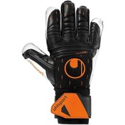 Resim uhlsport 101126601 Kaleci Eldiveni Siyah-neon Turuncu 