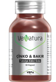 Resim Venatura Çinko & Bakır 60 Kapsül 