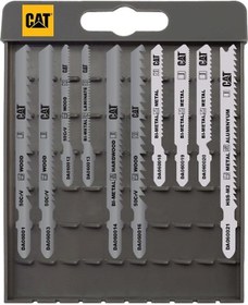 Resim Cat Da06903 10 Parça Profesyonel Metal/ahşap Hassas/kaba Kesim Dekupaj Testere Ucu 