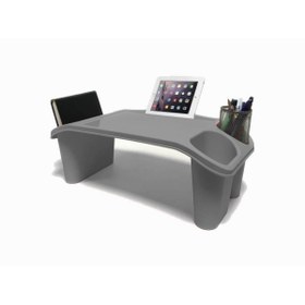 Resim Delixa Plastik Hobi, Çalışma Masası Laptop Sehpası Gri 