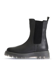 Resim Bueno Shoes Gri Deri Kadın Dolgu Topuklu Bot 01wv1510 