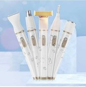 Resim Pazly Suofeng Şarjlı Renkli Tüy Alma Makinesi - Yüz, Bacak, Burun, Kaş İçin Pratik 5'li Ağda Seti Çok Renkli 