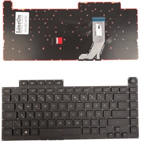 Resim ASUS G531GT G531GW ROG Strix notebook klavye ışıklı 