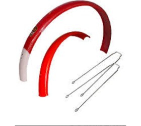 Resim Çelikler Motor 26X2.00 Bisiklet Çamurluk Demir Kırmızı 