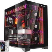 Resim Grand Premium 7x Argb Fan Kumandalı Gaming Bilgisayar Kasası 
