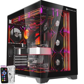 Resim Grand Premium 7x Argb Fan Kumandalı Gaming Bilgisayar Kasası 