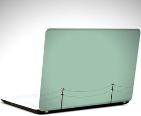 Resim Elektrik Telleri Minimal Laptop Sticker 10 İnch (25X19CM) 