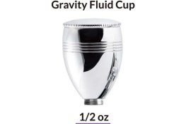 Resim Gaahleri Airbrush Advanced Series Için 1/2 Oz (14.8 Ml) Pürüzsüz Düzeyde Yerçekimi Boya Haznesi 