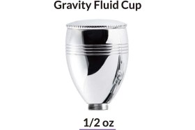 Resim Gaahleri Airbrush Advanced Series Için 1/2 Oz (14.8 Ml) Pürüzsüz Düzeyde Yerçekimi Boya Haznesi 