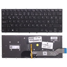 Resim Dell Uyumlu Inspiron 15-7573. 15-7580 Notebook Klavye Işıklı Siyah Tr Siyah Işıklı - Büyük Enter 