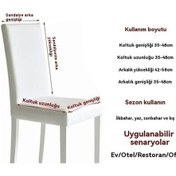 Resim Flybuy Bosphorusboutique Noel Baskılı Masa Örtüsü, Sandalye Kılıfı, 210cm X 140cm, Kırmızı Harfler, Emici, Su Geçirmez, Dekorasyon Örtüsü Kırmızı 