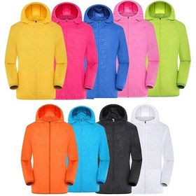 Resim Xindoker Unisex Ultra Hafif Polyester Spor Ceket - Uv Koruma, Su Geçirmez, Hızlı Kuruyan, Beyaz Uzun Kollü, Xl A222 