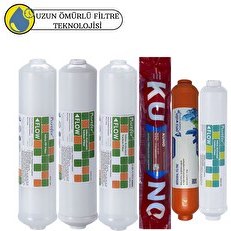 Resim Pemax Water Solutions Purefer Kapalı Kasa Su Arıtma Cihazlarına Sertifikalı 6'lı Orijinal Lg Kuno Mebran Mineral 