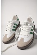 Resim Muggo Jabbar Unisex Ortopedik Günlük Garantili Bağcıklı Yürüyüş Koşu Sneaker Spor Ayakkabı Yeşil 