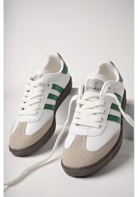 Resim Muggo Jabbar Unisex Ortopedik Günlük Garantili Bağcıklı Yürüyüş Koşu Sneaker Spor Ayakkabı Yeşil 