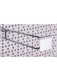 Resim Delikli Pano Kancası 25 Cm Etiket Askılı Raf Askısı Raf Kancası Mağaza Düzenleme 50 Adet 