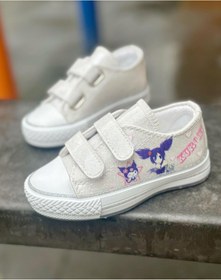 Resim Surpie Shoes Kuromi Çocuk Convers, Kız Çocuk Günlük Ayakkabı, Işıklı Çocuk Ayakkabı (31-35 Numara Aralığı Işıksız 