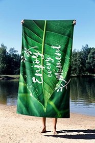 Resim Mikrofiber Teknolojisi ile Üretilen Hafif ve Kum Tutmayan Plaj Havlusu – 75X130 – 90x150 Cm 