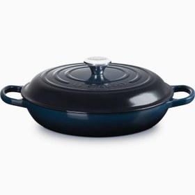 Resim Gourmet Professional Güveç, Emaye Dökme Demir, Fransa Üretimi - Lacivert 