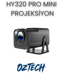 Resim DTULTRA2 Hy320 Mini Taşınabilir Akıllı Android Sistemli Projeksiyon Cihazı 