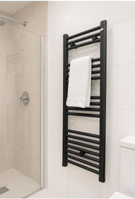 Resim DİGİSU Digisu 300x1200 Siyah Havlupan Radyatör 