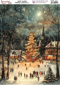 Resim Pirinç Dekopaj Kağıdı 30x42cm Pty-331 