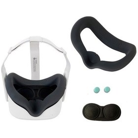 Resim Pazly Oculus Quest 2 Vr Toz Geçirmez Kılıf, Lens Kapağı, Gri Kol Koruması Gri 