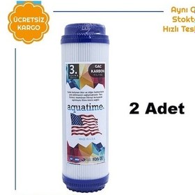 Resim Su Arıtma Filtresi 10 Inç Gac Karbon (Udf) Filtresi 2 Adet 