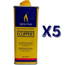 Resim CLİPPER Çakmak Benzini 133 ml 5 Adet 