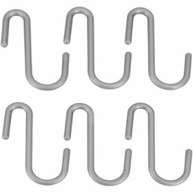 Resim Metaltex 6' Lı City Line Kanca Askı Seti (METALTEX-M350708) 