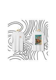 Resim Kökler Serisi No:10 T-shirt - Gri 