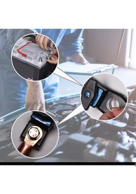 Resim Powermaster Pm-28786 Akü Şarteli Kutup Başı Kesici 12v/24v Uyumlu Çevirmeli Akü Koruma Aparatı 