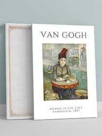 Resim Postermanya Van Gogh Woman, Tamburin'deki Kadın Sanatsal Kanvas Tablo - Tuval Tablo 