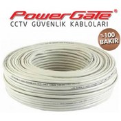 Resim PowerGate PRO 100mt, 2+1 (2x0,50+0,33) %100Bakır, CCTV Güvenlik Kablosu 