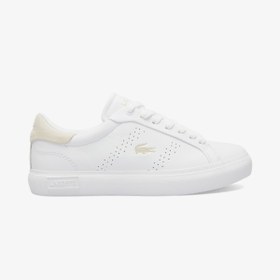 Resim Lacoste Powercourt 2.0 Kadın Beyaz Sneaker 